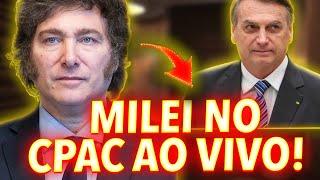 VEJA O DISCURSO DO MILEI AO VIVO NO CPAC, DESAFIANDO O LULA! PRESIDENTE DA ARGENTINA É BOLSONARO