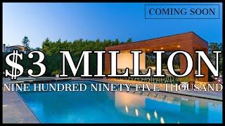 $3,995,000 ~ Award-winning Design & Seamless Indoor Outdoor Living