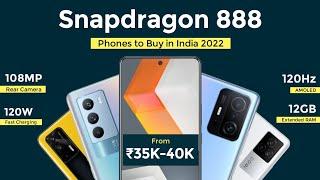 Best Snapdragon 888 Phones in India 2022 | From 35000 | Powerful Processor Smartphone | Gaming Phone