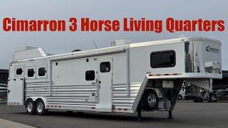 Cimarron Norstar 3 Horse Living Quarters