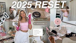 2025 RESET ROUTINE  declutter, organise & deep clean EVERYTHING with me *for the new year*