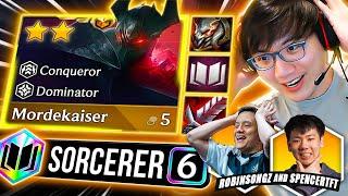 Rank 1 Meets My 6 Sorcerer Mordekaiser (ft. SpencerTFT and robin)