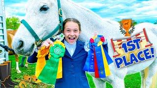 Addy's First Horse Show!