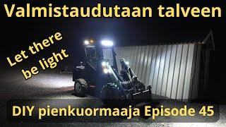 DIY pienkuormaaja Episode 45 Viimeiset hommat ennen talvea