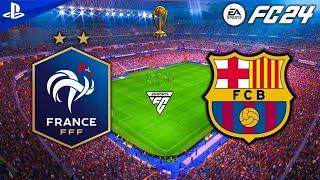 EA SPORTS FC 24_GAMEPLAY DIVISION 1 BARCELONA VS FRANCE CRAZY GAME