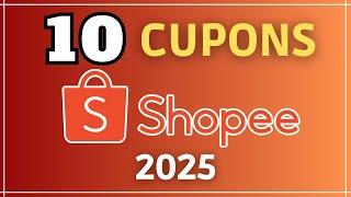 Cupom de desconto SHOPEE 2025 CUPOM SHOPEE codigo frete gratis livros CUPONS como