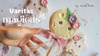 VARITAS MÁGICAS EN PORCELANA FRIA - FACIL - DIY - PASO A PASO