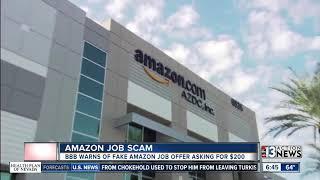 Watch out for fake Amazon job offer