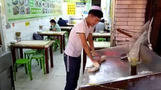 Noodles making in Xi'an, China