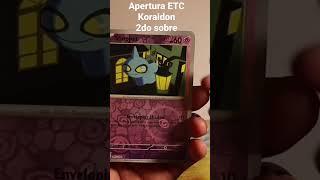 Apertura del segundo sobre ETB de Koraidon - Pokémon Escarlata y Púrpura