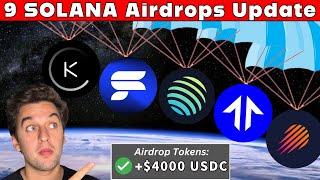 9 Important SOLANA AIRDROPS Update - DO THIS NOW