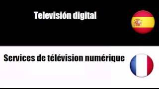 Español+Francés = Servicios de radio y televisión