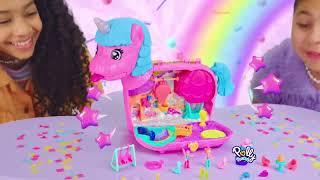 Polly Pocket UNICORN PARTYLAND™ Playset | AD