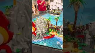 Incredible LEGO Islanders Display from BrickFair Virginia! #shorts #lego #legomoc