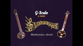 Tanpura G-Scale (Madhyama Shruthi)