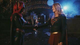 Arrow 7x09 Elseworld part2 Kate, Kara Scene