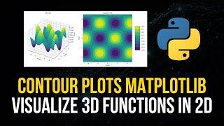 Contour Plots in Matplotlib - Visualize 3D Functions in 2D