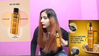 trying TRESemmé Gloss Ultimate Ultra Shine Serum || #tresemme #Ultrashine #glossultimate #hairserum