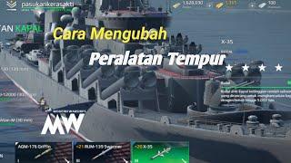 Modern Warship: Tutorial Cara Mengubah Peralatan Kapal Di game | Modern Warship Gameplay