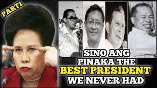 Best President we Never Had Part 1 Miriam Defensor Santiago Flavier Raul Roco Jovito Laurel.