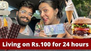 are yr paise dedo koi|Yashasvi Rajpoot| living on Rs.100 for 24hours.