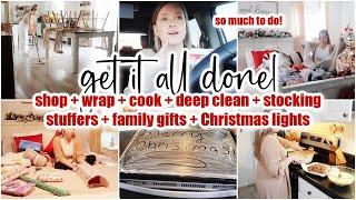  GET IT ALL DONE // shop + clean with me + wrap + breakfast casserole