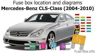 Fuse box location and diagrams: Mercedes-Benz CLS-Class (2004-2010)