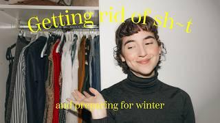 Decluttering my wardrobe (and preparing for Scandinavian winter)