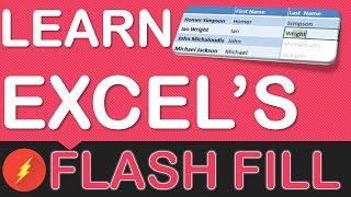 Excel Flash Fill Tutorial In Excel 2013, 2016, 2019 & Office 365