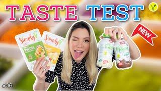 Simply V Käse, Müller Milch...vegane Milchprodukte  im TASTE TEST #06 | #yummypilgrim