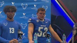 Shaun Dolac discusses UB football's 30-15 win against Toledo