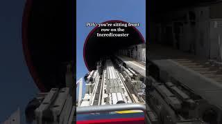 POV: you're sitting front row on the incredicoaster #themepark #disneyland #incredicoaster #disney