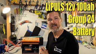 LiPuls 12v 100ah Lifepo4 Group24 Review!