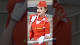 Top 10 Countries With Their Air Hostess Uniform