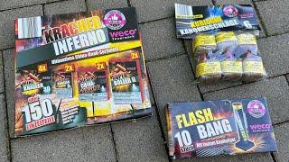 LIDL BÖLLER FÜR SILVESTER IM TEST! KRACHER INFERNO, KANONENSCHLÄGE & FLASH BANG von WECO