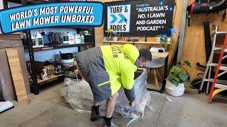 LIVE Unboxing The "World's Most Powerful Mower" The New Ego Commercial LMX5300SP