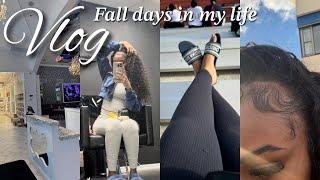 Vlog| Fall days in my life|Hair appointment + Lash clusters + Football game + Trying new food spots