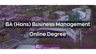 Why study our online Business Management degree?