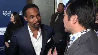 Jason George Carpet Interview at ACLU SoCal's Bill of Rights Awards 2024