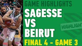 Highlights Sagesse vs Beirut - Final 4 - Game 3 - 07 May 2024