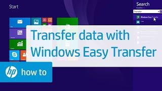 Transferring Information from One Computer to Another Computer Using Windows Easy Transfer | HP