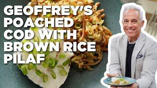 Geoffrey Zakarian's Simple Poached Cod with Classic Brown Rice Pilaf | The Kitchen | Food Network