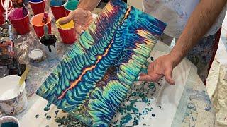 Magic Fluid Art! / Amazing Acrylic Pour Painting!