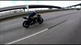 Motorcycle Wobble Save at 130MPH