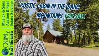 Modern cabin in the mountains of Idaho and the Nez Perce National Forest For Sale