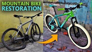 Smooth Weld Trick - Mountain Bike Restoration & Makeover - Owner (@latheaviajera)