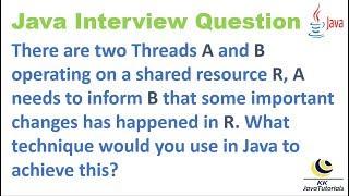 java multithreading scenario based interview question || Java Concurrency Interview Question