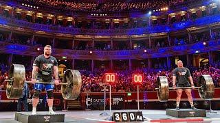 Hooper equals WORLD RECORD! 360kg/790lbs Axle Deadlift