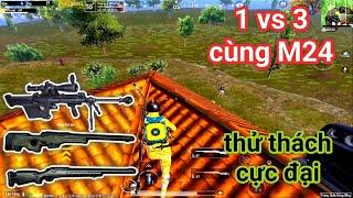 PUBG Mobile - Chơi Lớn: Cầm Combo Sniper Solo Squad | Bất Lực Khi Địch Full Mũ 3