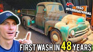 I Found a International Farm Truck Parked for Decades in a Barn & Detailed It